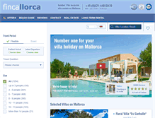 Tablet Screenshot of fincallorca.com