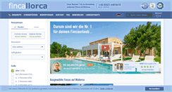 Desktop Screenshot of fincallorca.de