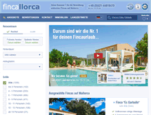 Tablet Screenshot of fincallorca.de